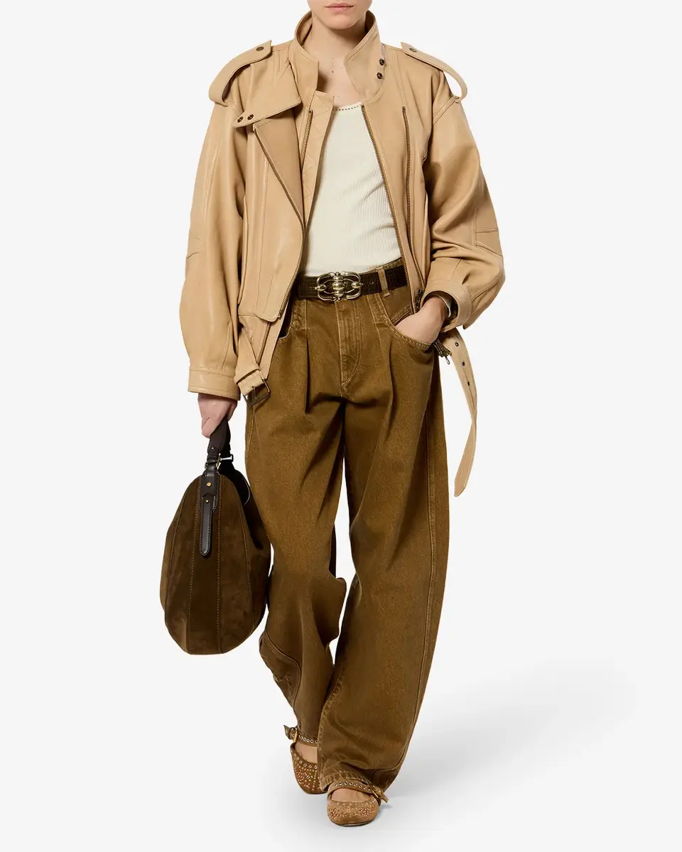 Isabel Marant Farza Leather Jacket | Thumbnail 4 Isabel Marant Farza Leather Jacket | Thumbnail 4