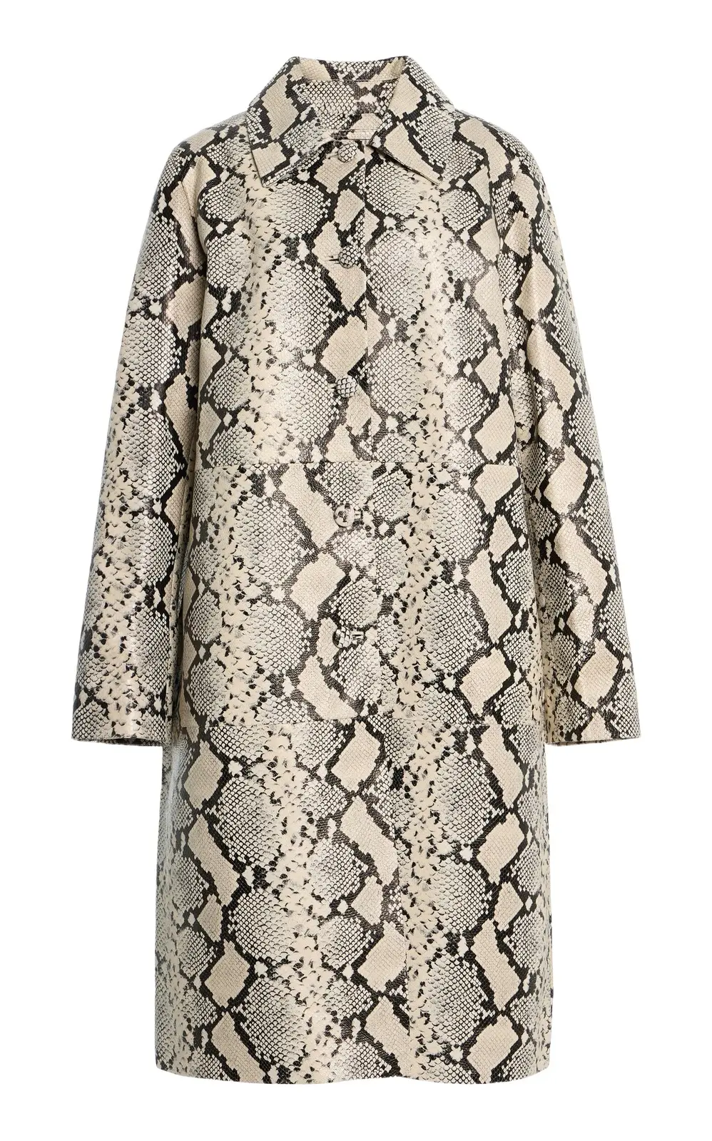 RÓHE Snakeskin Leather Coat | Thumbnail 1 RÓHE Snakeskin Leather Coat | Thumbnail 1