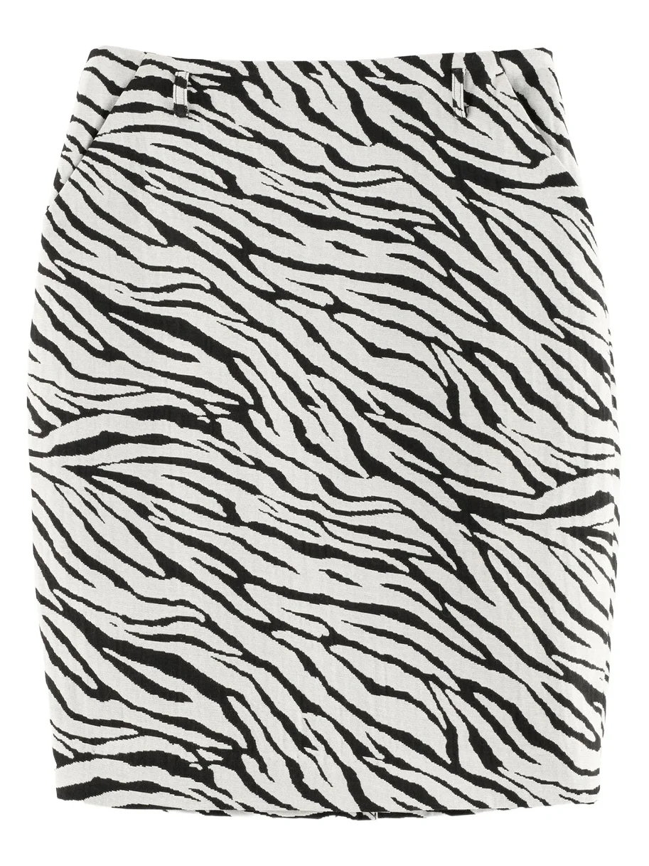 ARAKII Exclusive High Waist Cotton-Blend Mini Skirt