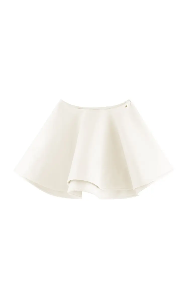Exclusive Bell Satin Mini Skirt Exclusive Bell Satin Mini Skirt