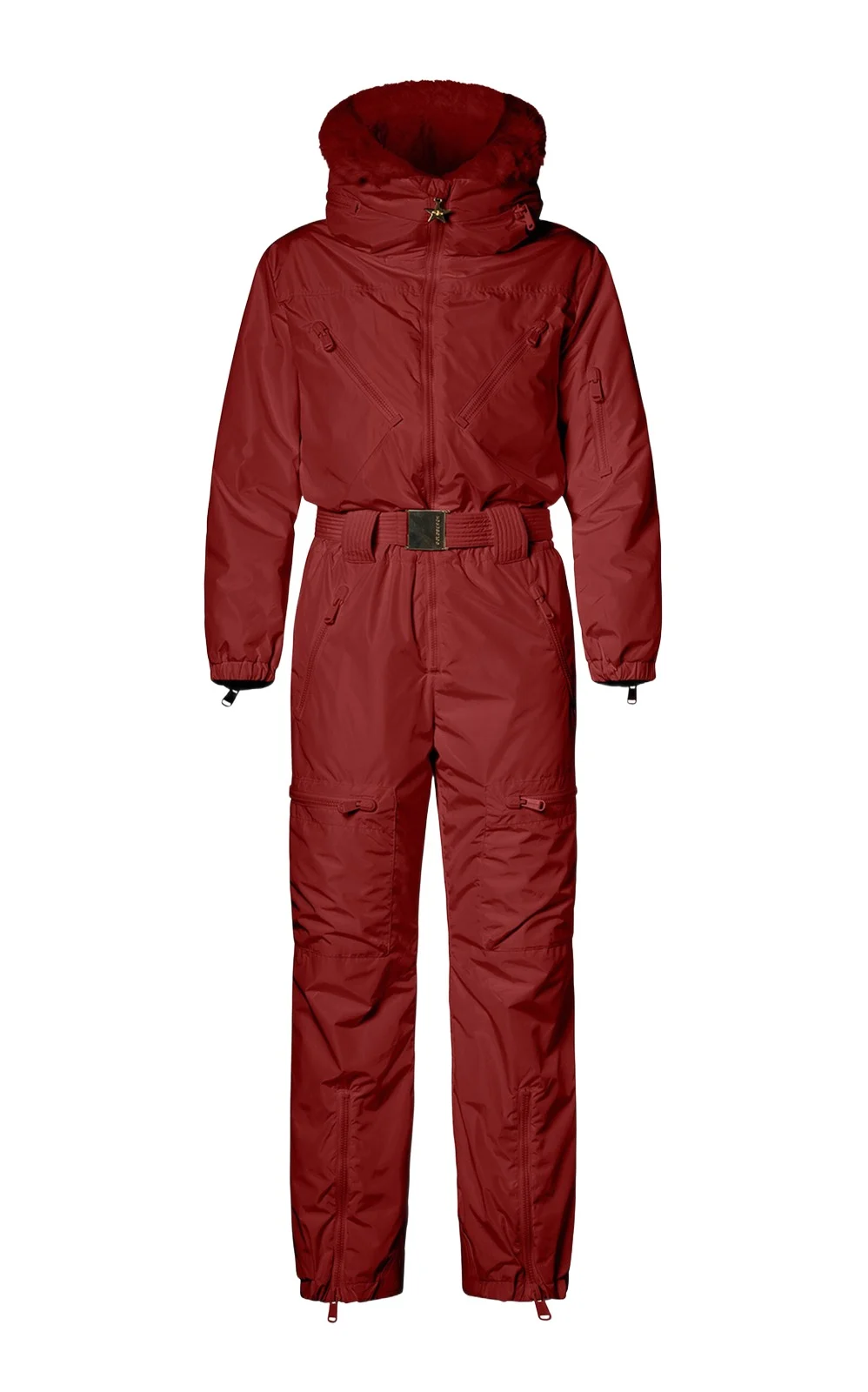 Quinn Faux Fur Ski Suit
