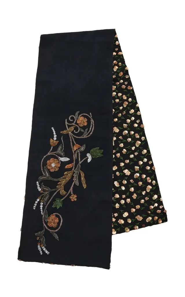 Dries Van Noten Embroidered Scarf