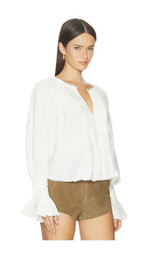 Free People Thousand Pintucks Blouse | Thumbnail 2 Free People Thousand Pintucks Blouse | Thumbnail 2