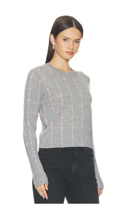 Guest In Residence Shrunken Checker Crew Sweater | Thumbnail 2 Guest In Residence Shrunken Checker Crew Sweater | Thumbnail 2