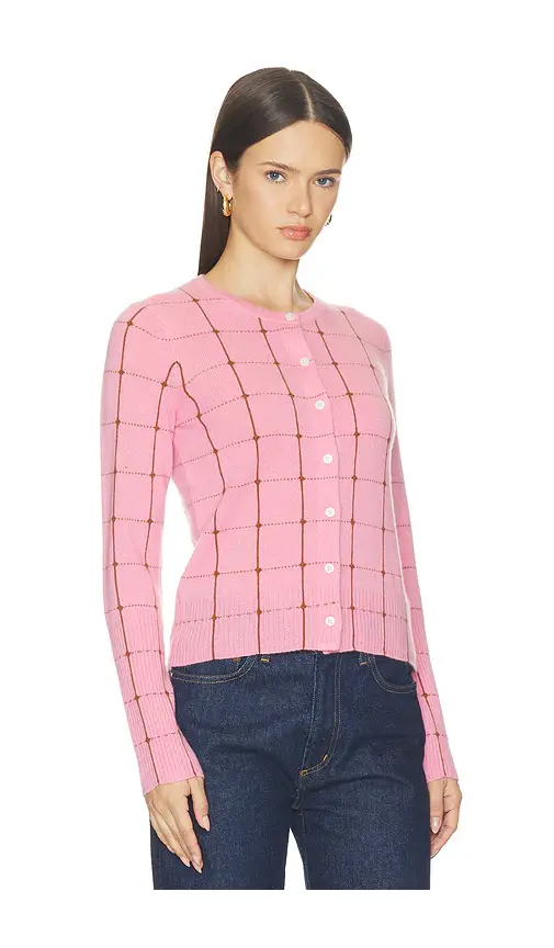 Guest In Residence Jane Checker Cardigan | Thumbnail 2