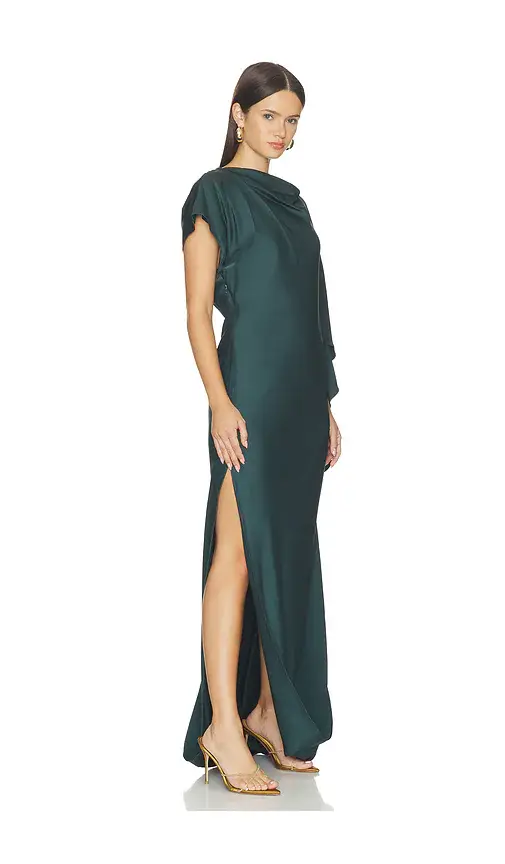 Simkhai Ora Satin Gown | Thumbnail 2 Simkhai Ora Satin Gown | Thumbnail 2
