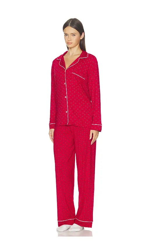 Eberjey Gisele Printed Long Pajama Set | Thumbnail 2 Eberjey Gisele Printed Long Pajama Set | Thumbnail 2
