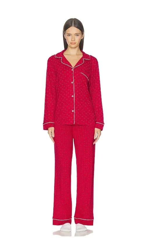 Gisele Printed Long Pajama Set Gisele Printed Long Pajama Set