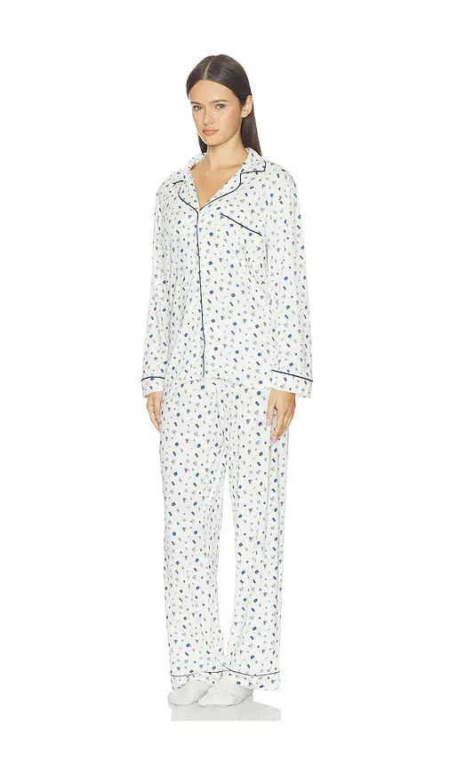 Eberjey Gisele Printed Long Pajama Set | Thumbnail 2 Eberjey Gisele Printed Long Pajama Set | Thumbnail 2