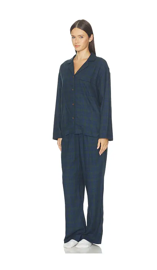 Eberjey Flannel Pajama Set | Thumbnail 2 Eberjey Flannel Pajama Set | Thumbnail 2