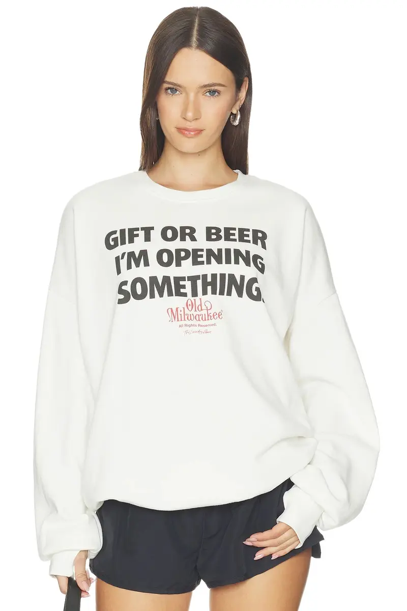 Gift Or Beer Jump Jumper Sweatshirt