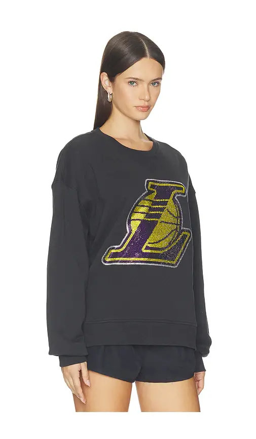 Terez Los Angeles Lakers Marquee Crew Sweatshirt | Thumbnail 2 Terez Los Angeles Lakers Marquee Crew Sweatshirt | Thumbnail 2