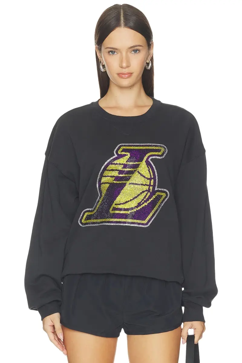 Terez Los Angeles Lakers Marquee Crew Sweatshirt
