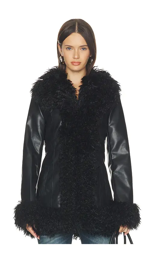 MORE TO COME Athena Shaggy Jacket | Thumbnail 2 MORE TO COME Athena Shaggy Jacket | Thumbnail 2