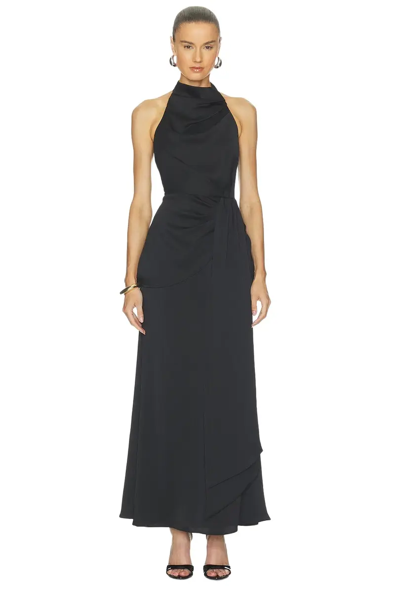 Auriella Halter Maxi Gown