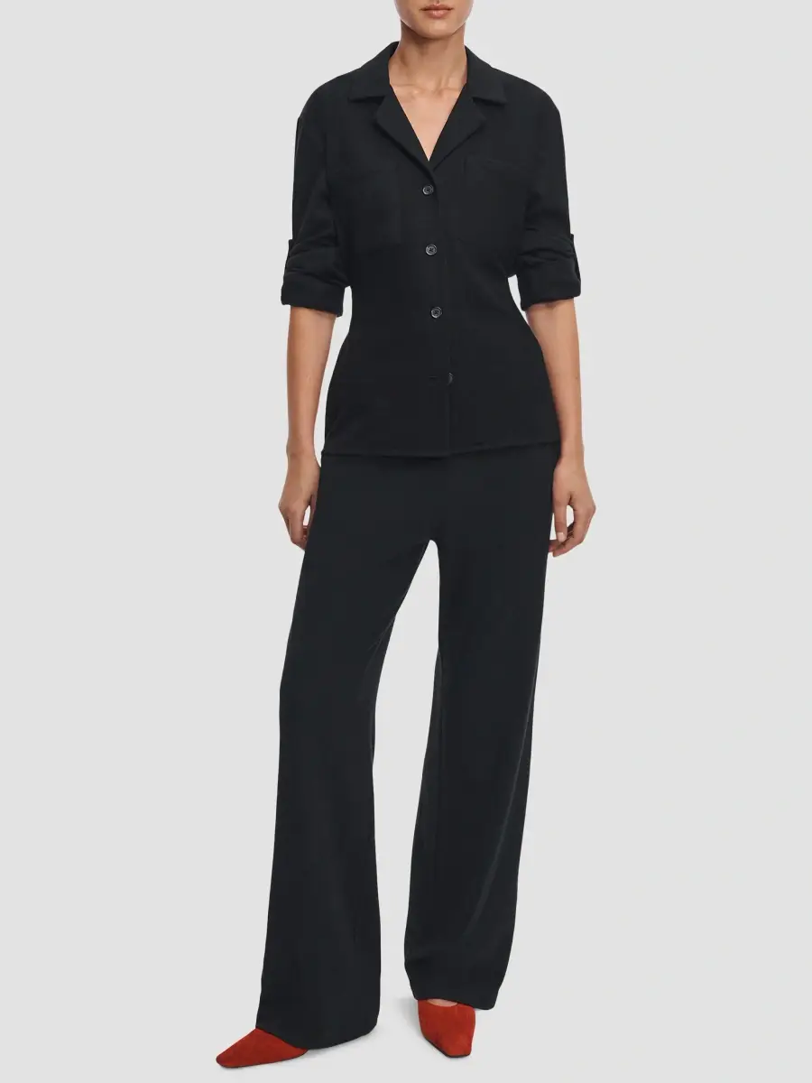 rag & bone Women's Sonny Tie-Waist Wool Blouse | Thumbnail 2 rag & bone Women's Sonny Tie-Waist Wool Blouse | Thumbnail 2