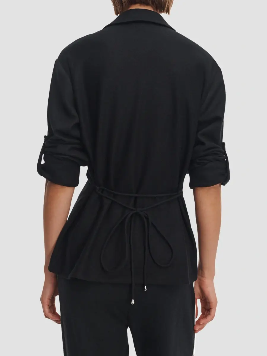 rag & bone Women's Sonny Tie-Waist Wool Blouse | Thumbnail 3 rag & bone Women's Sonny Tie-Waist Wool Blouse | Thumbnail 3