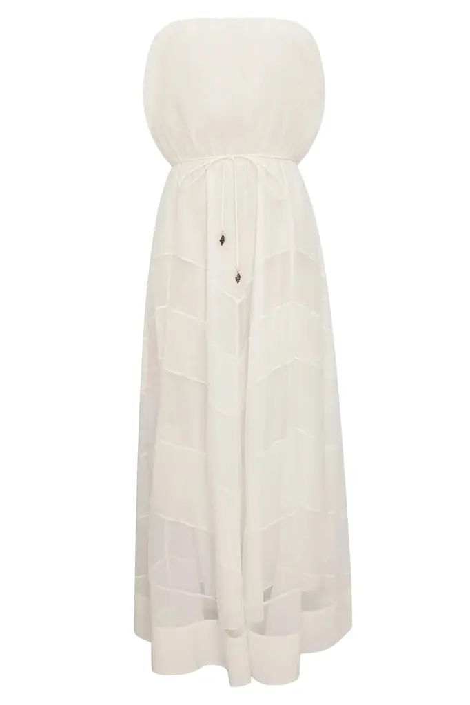 Marigold Bandeau Midi Dress