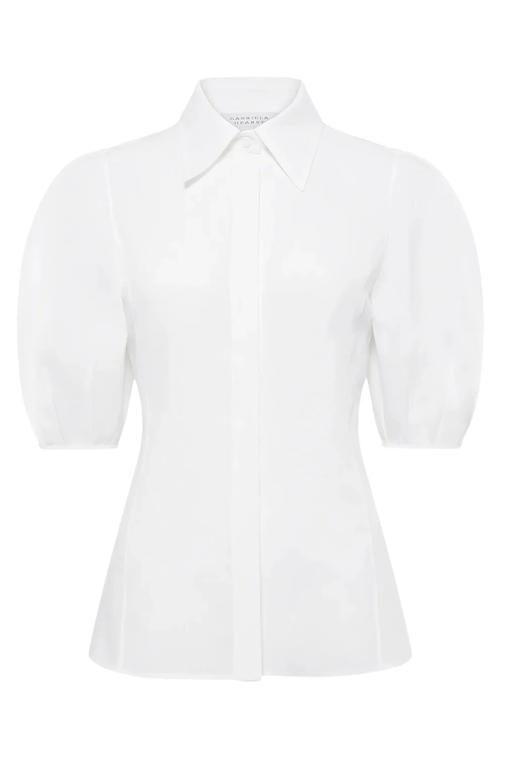 Gabriela Hearst Sansi Puff Sleeve Top