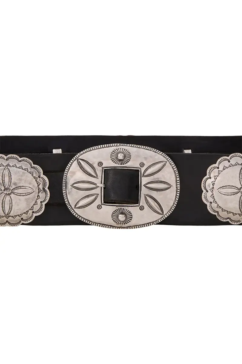 Ralph Lauren Cast Concho Belt | Thumbnail 3 Ralph Lauren Cast Concho Belt | Thumbnail 3