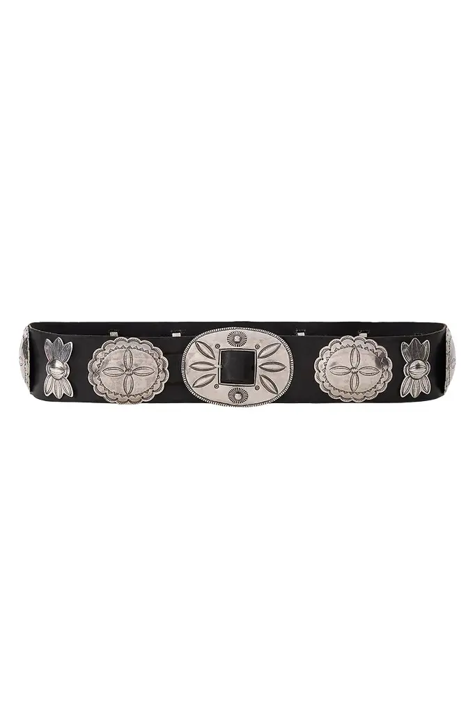 Ralph Lauren Cast Concho Belt