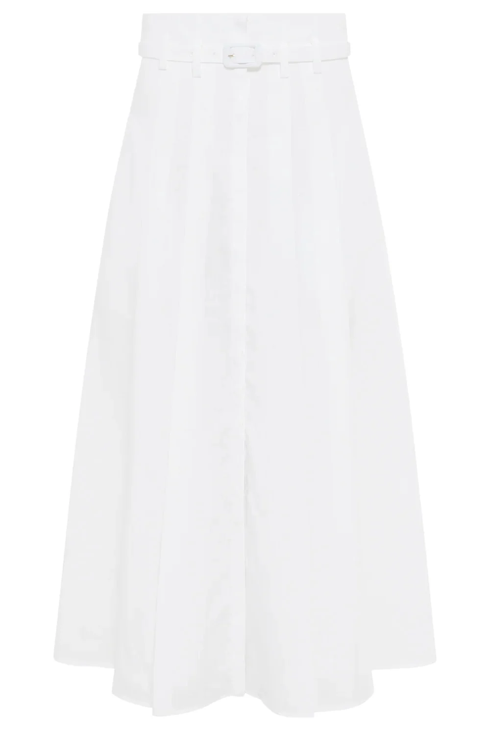 Gabriela Hearst Dugald Belted Midi Skirt