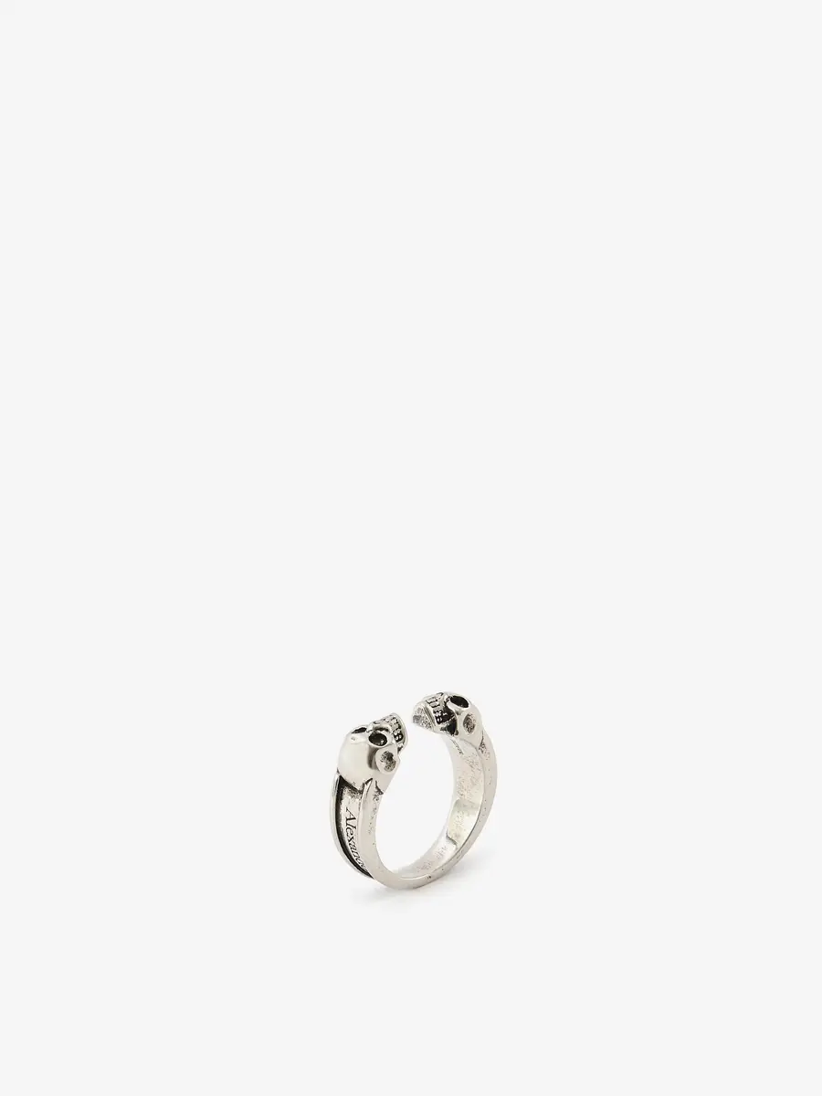Alexander McQueen Twin Skull Ring | Thumbnail 2