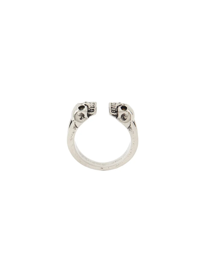 Alexander McQueen Twin Skull Ring