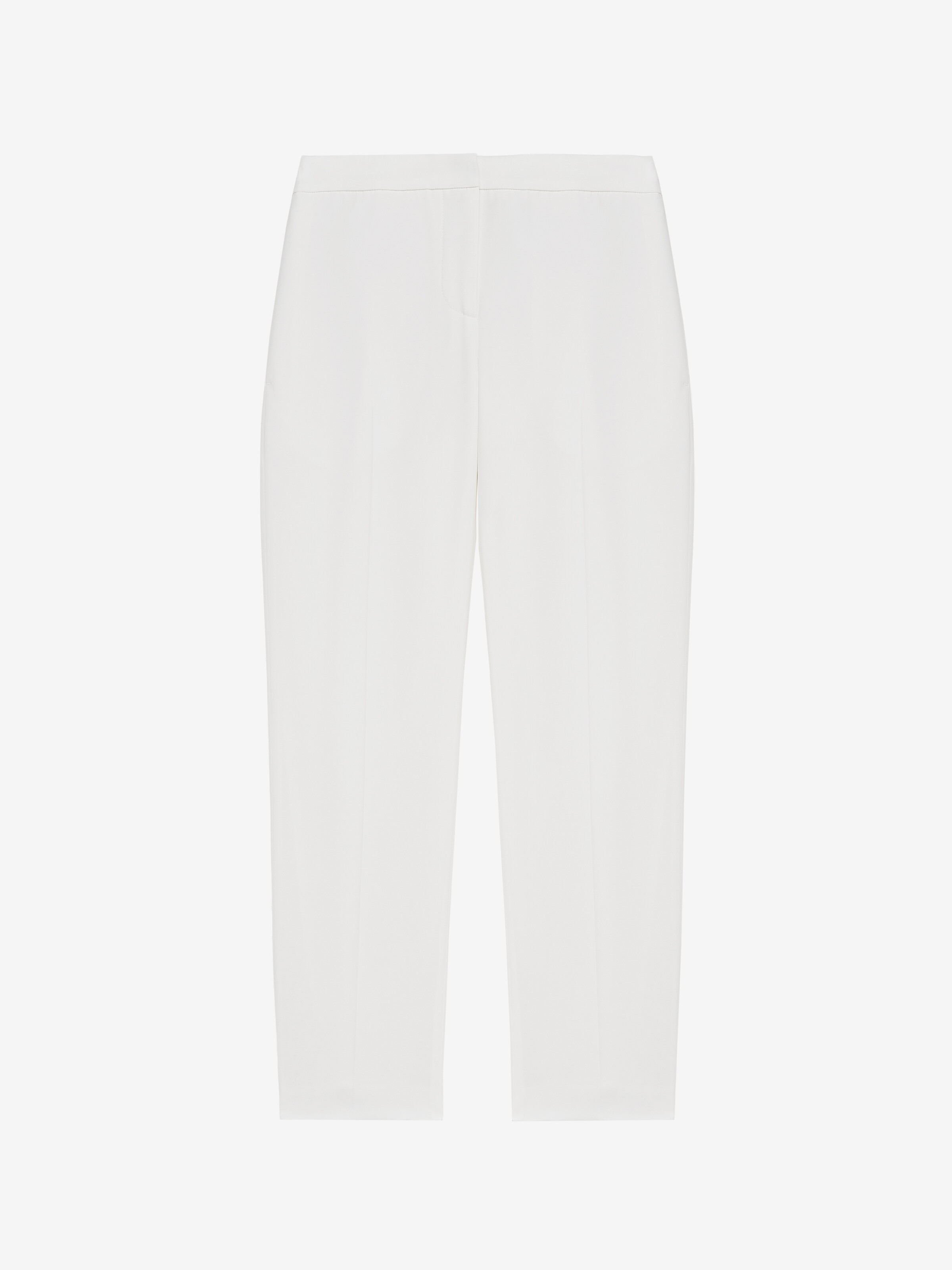 Alexander McQueen Leaf Crepe Cigarette Trouser