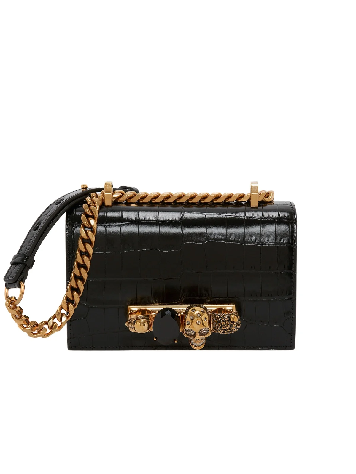 Alexander McQueen Mini Jewelled Satchel