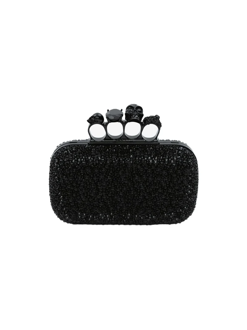 Alexander McQueen Knuckle Clutch With Chain