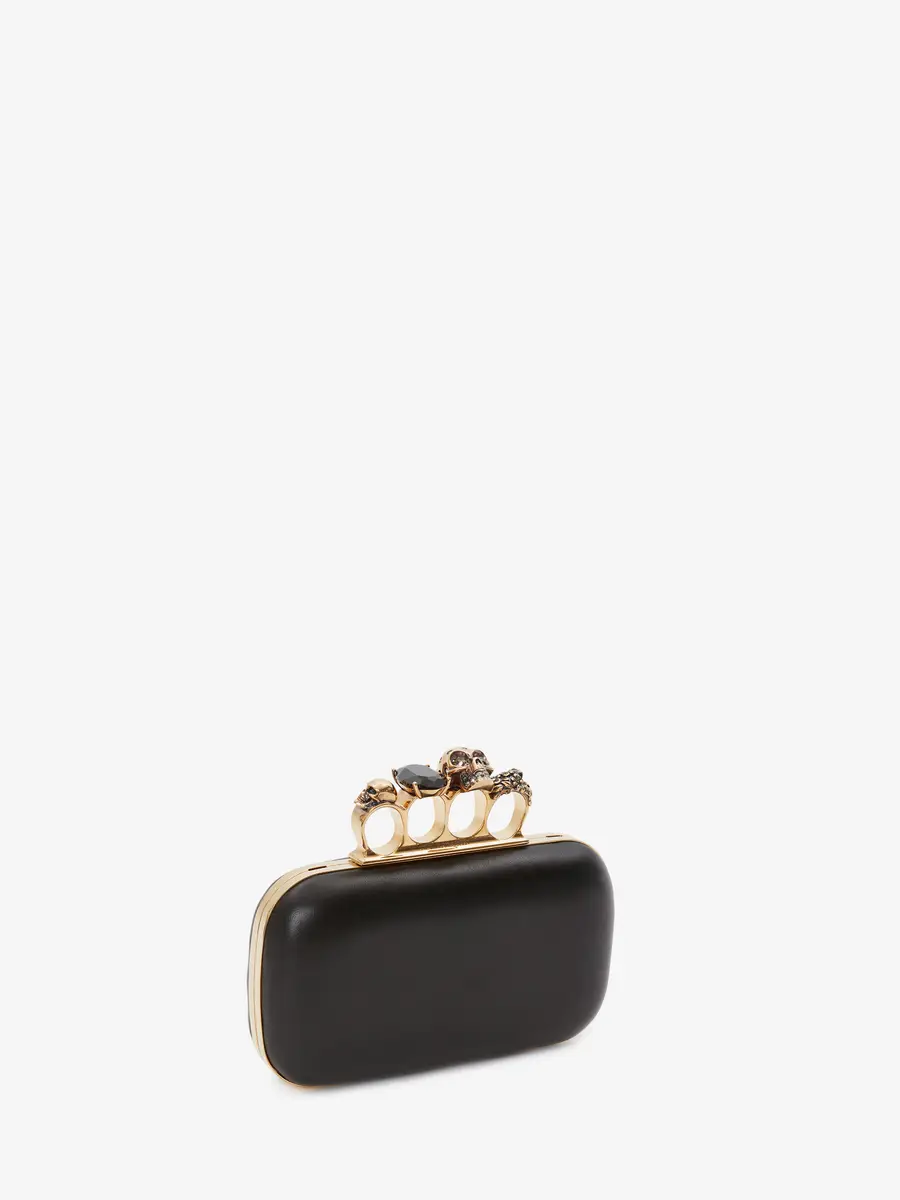 Alexander McQueen Knuckle Clutch With Chain | Thumbnail 2