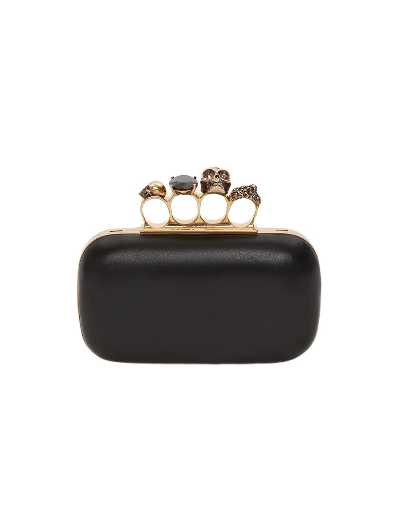 Alexander McQueen Knuckle Clutch With Chain