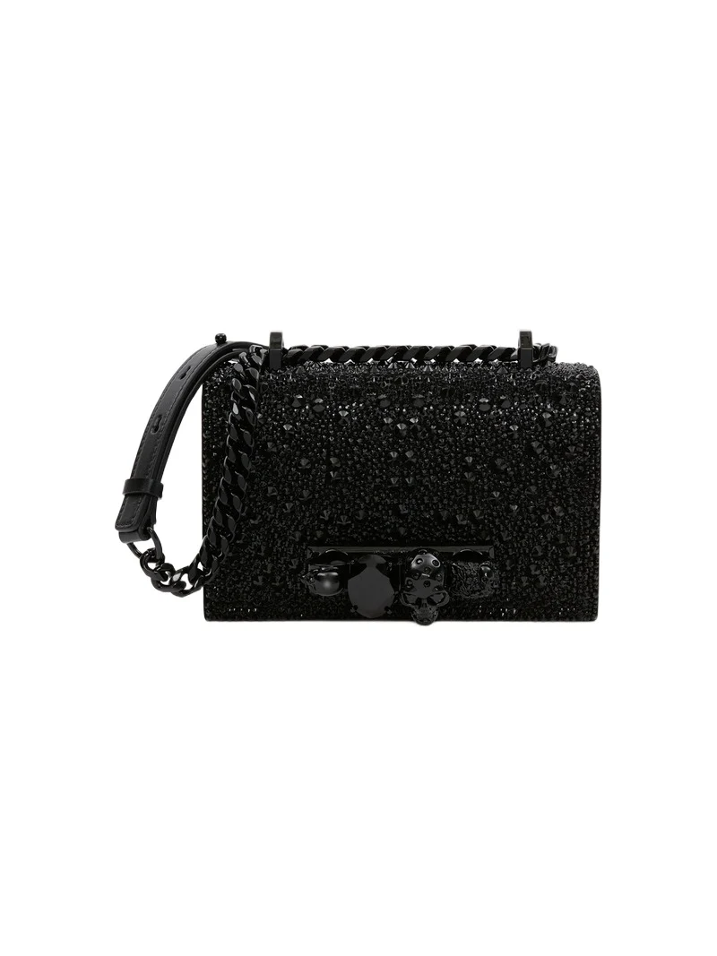 Alexander McQueen Crystal-embellished Mini Jewelled Satchel