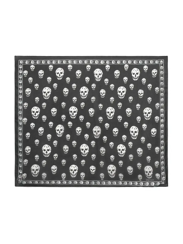 Alexander McQueen Classic Silk Skull Scarf