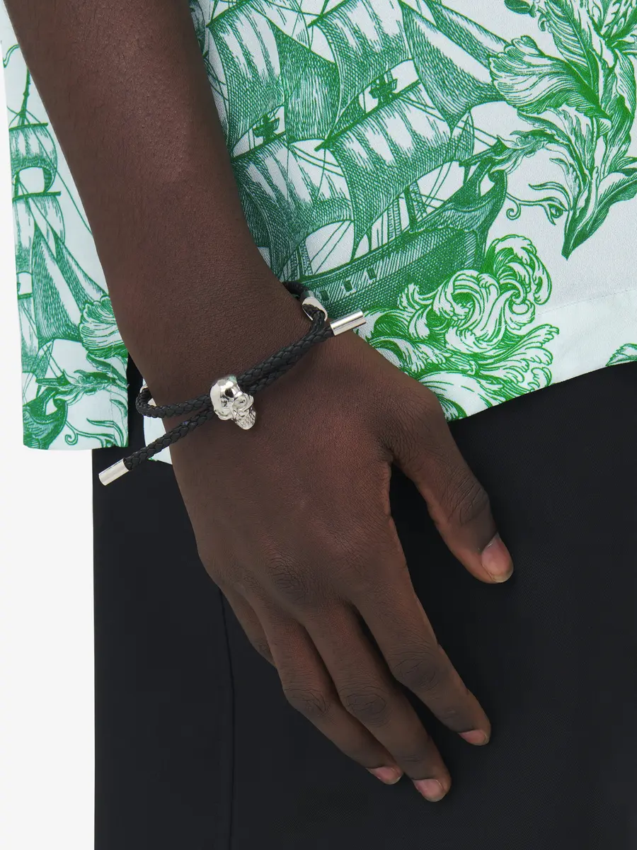 Alexander McQueen Skull Leather Bracelet | Thumbnail 2 Alexander McQueen Skull Leather Bracelet | Thumbnail 2