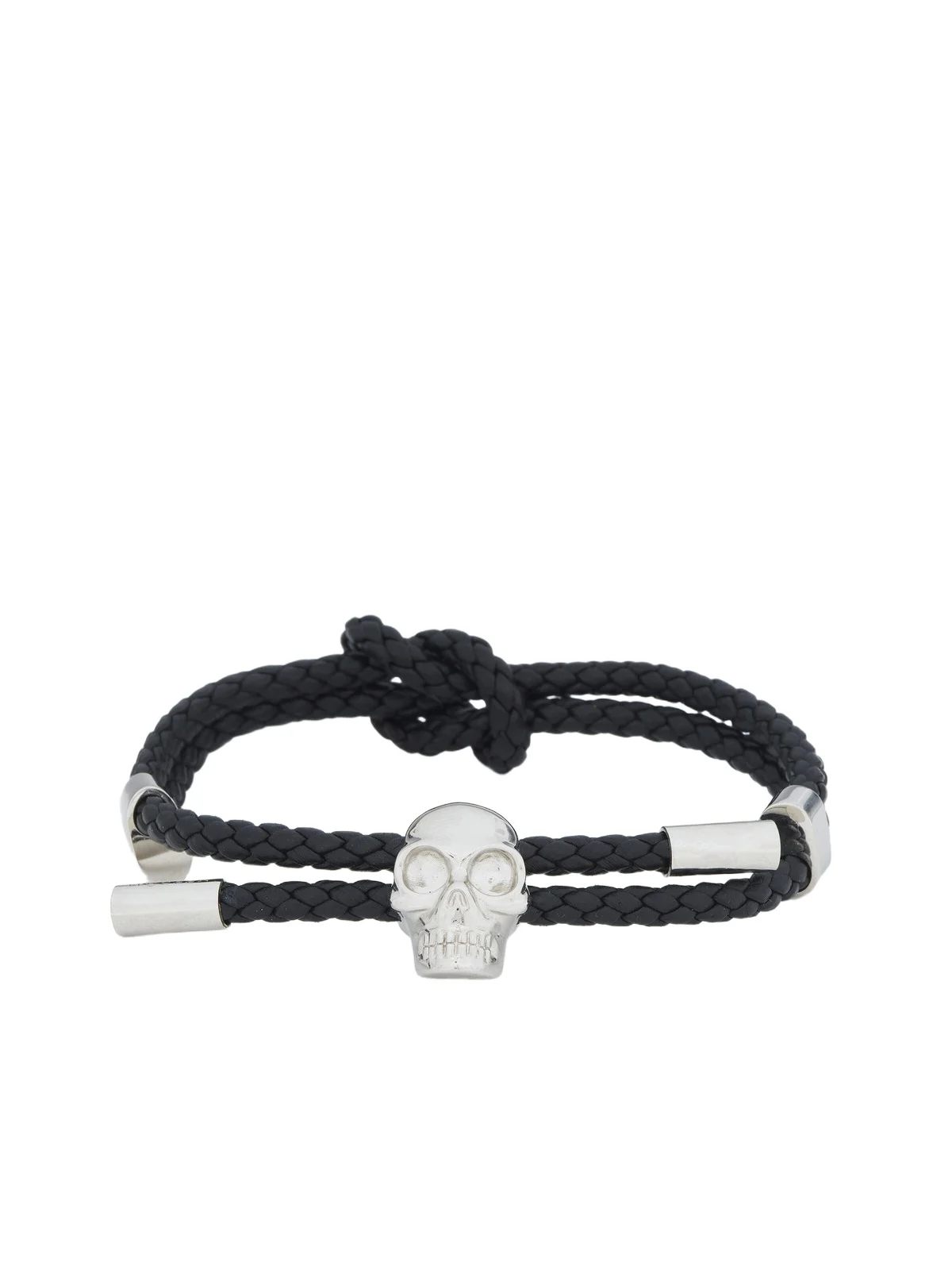 Alexander McQueen Skull Leather Bracelet