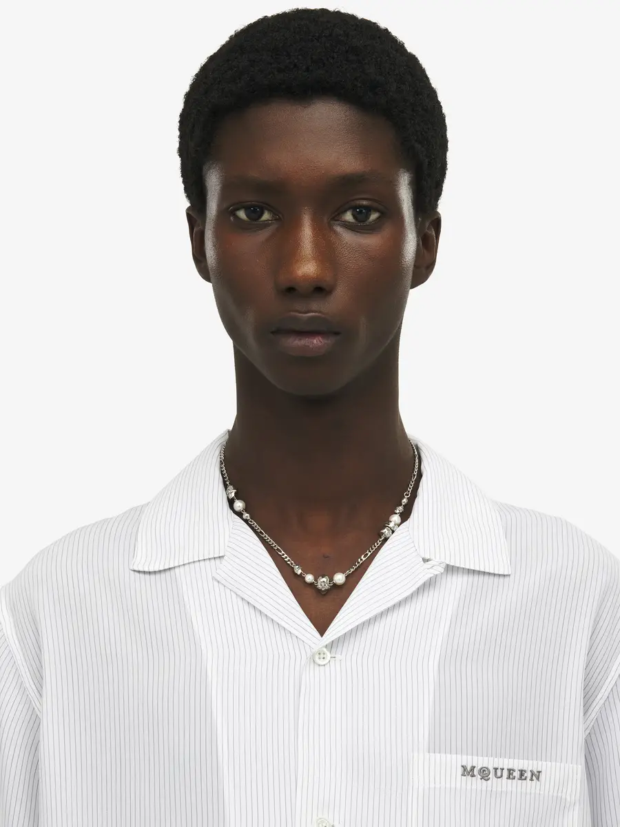 Alexander McQueen Skull and Pearl Necklace | Thumbnail 2 Alexander McQueen Skull and Pearl Necklace | Thumbnail 2
