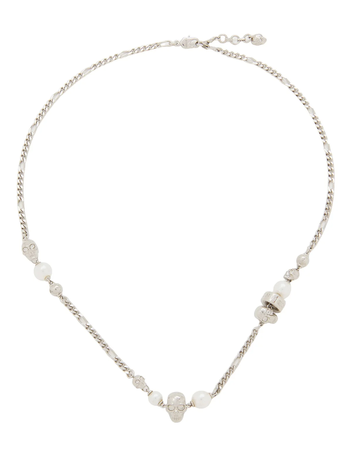 Alexander McQueen Skull and Pearl Necklace