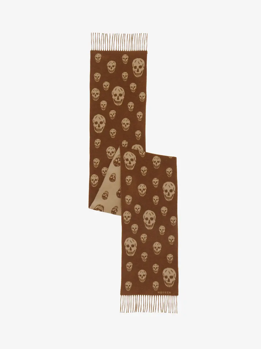 Alexander McQueen Double Face Skull Scarf | Thumbnail 2