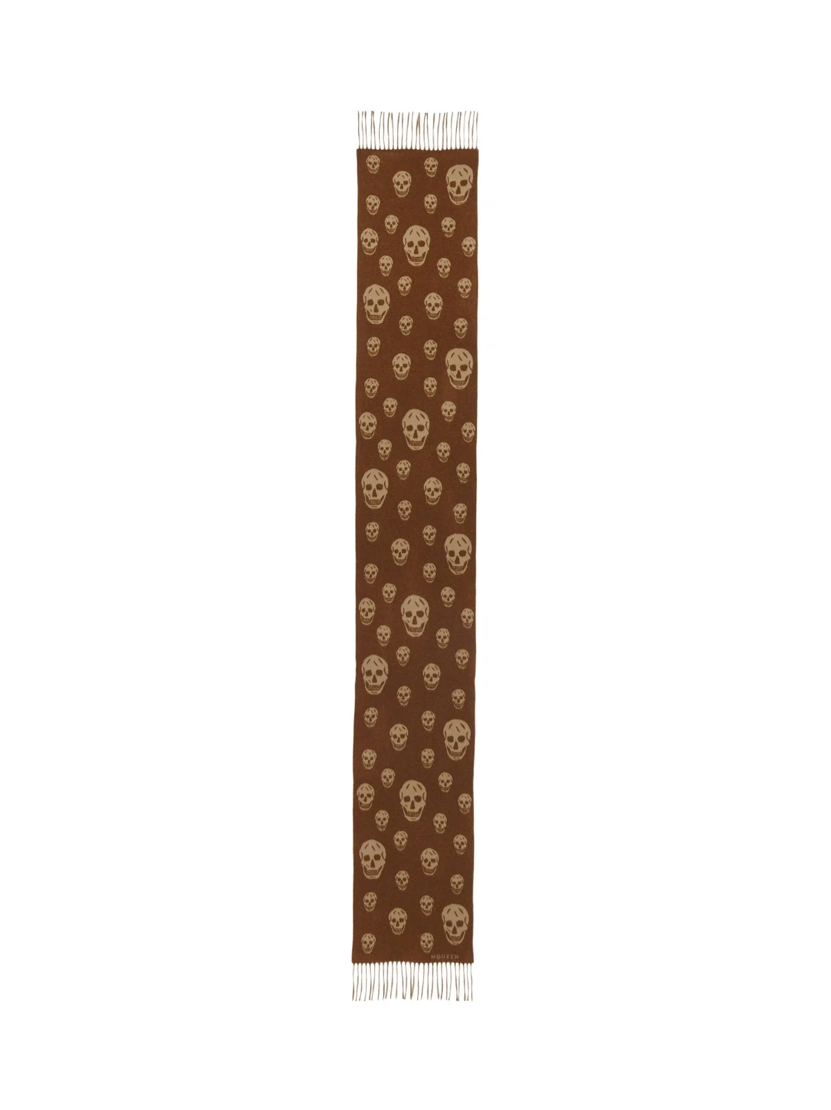 Alexander McQueen Double Face Skull Scarf