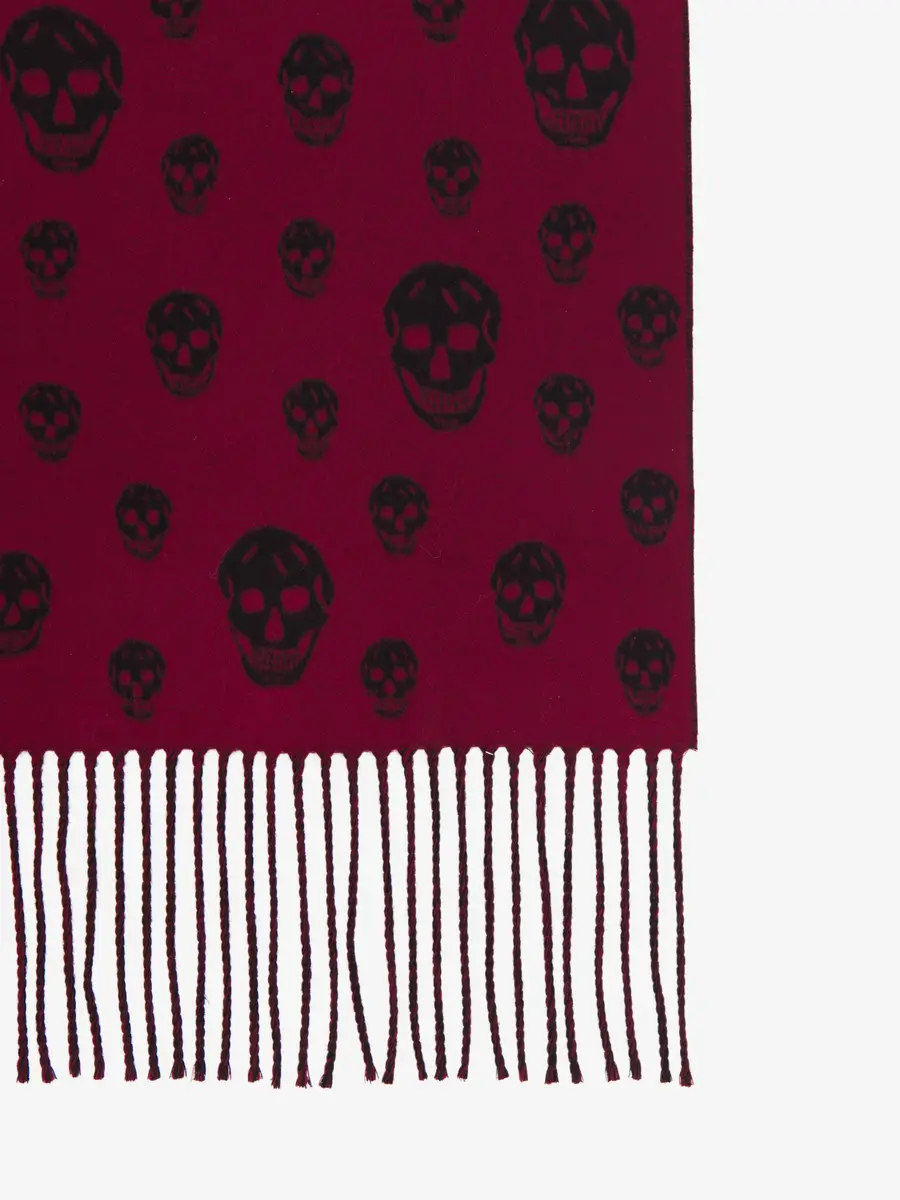 Alexander McQueen Double Face Skull Scarf | Thumbnail 2 Alexander McQueen Double Face Skull Scarf | Thumbnail 2