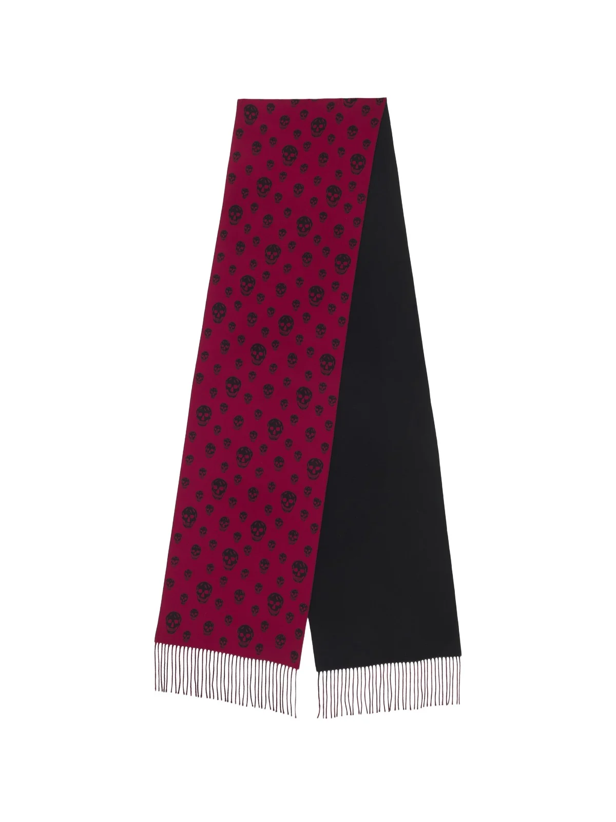 Alexander McQueen Double Face Skull Scarf