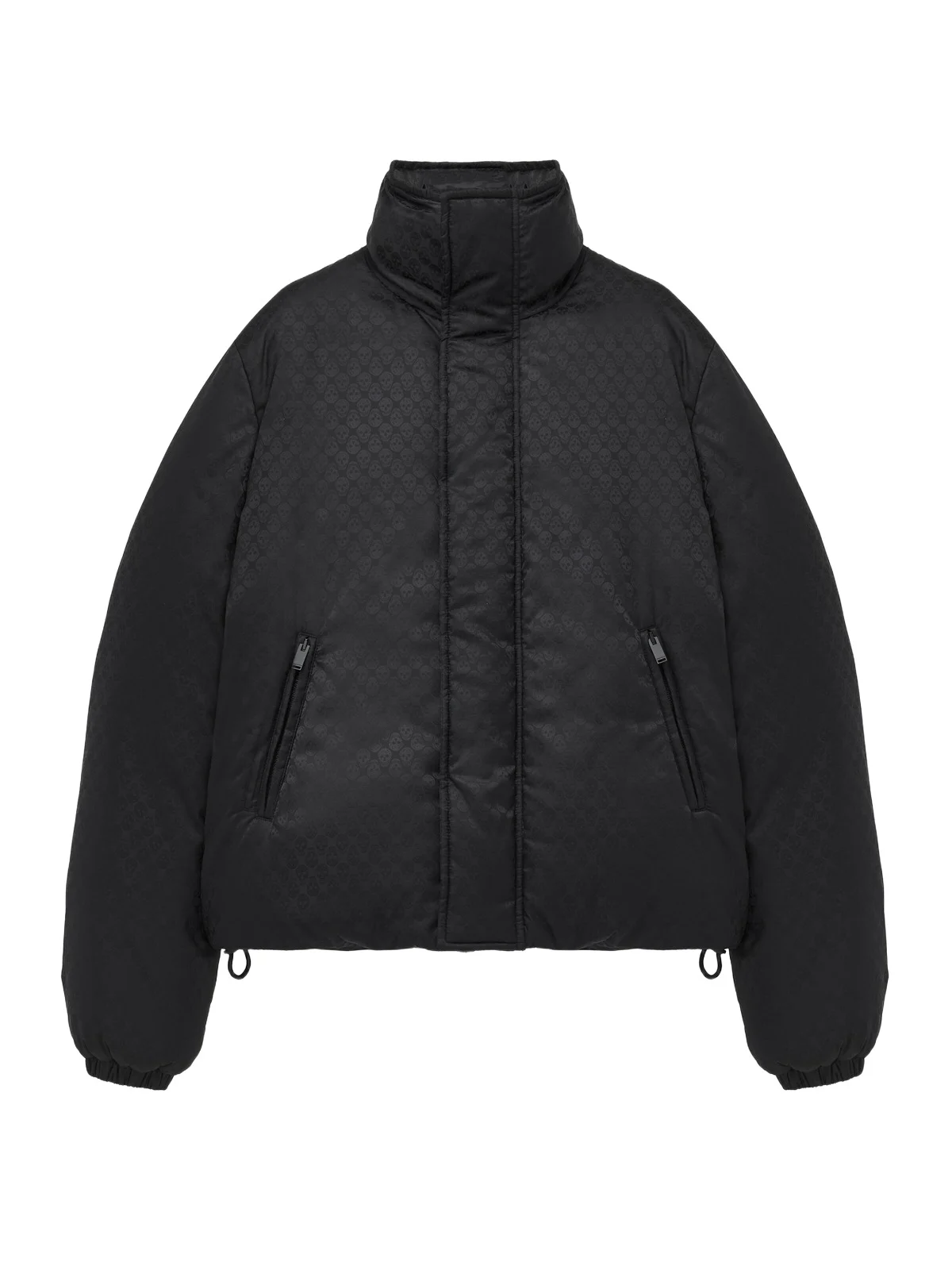 Alexander McQueen Skull Jacquard Puffer Jacket
