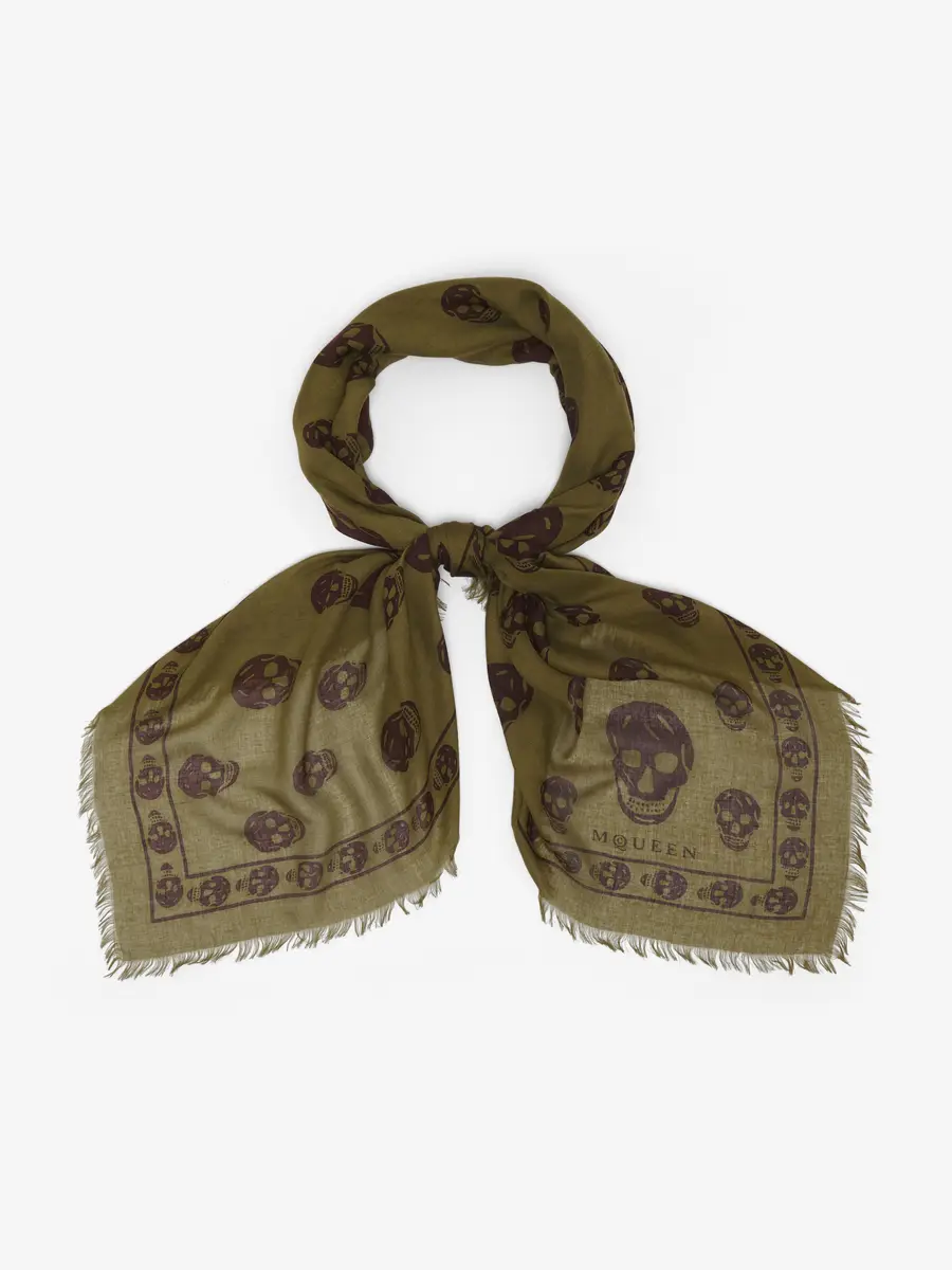 Alexander McQueen Classic Skull Scarf | Thumbnail 2