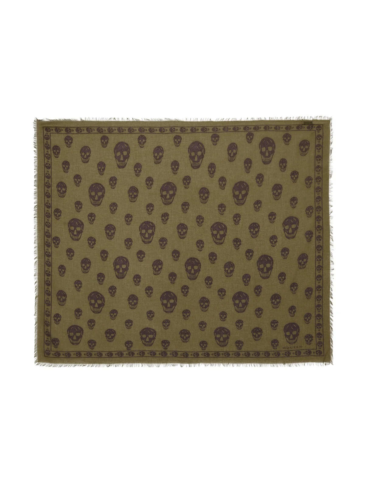 Alexander McQueen Classic Skull Scarf