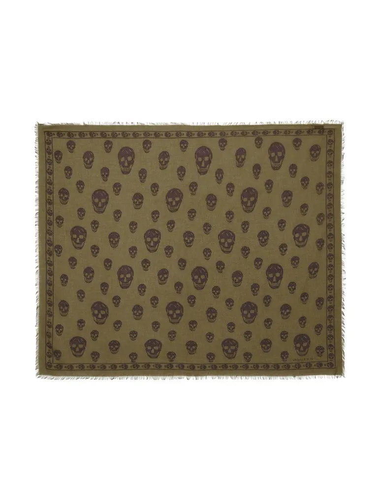 Alexander McQueen Classic Skull Scarf