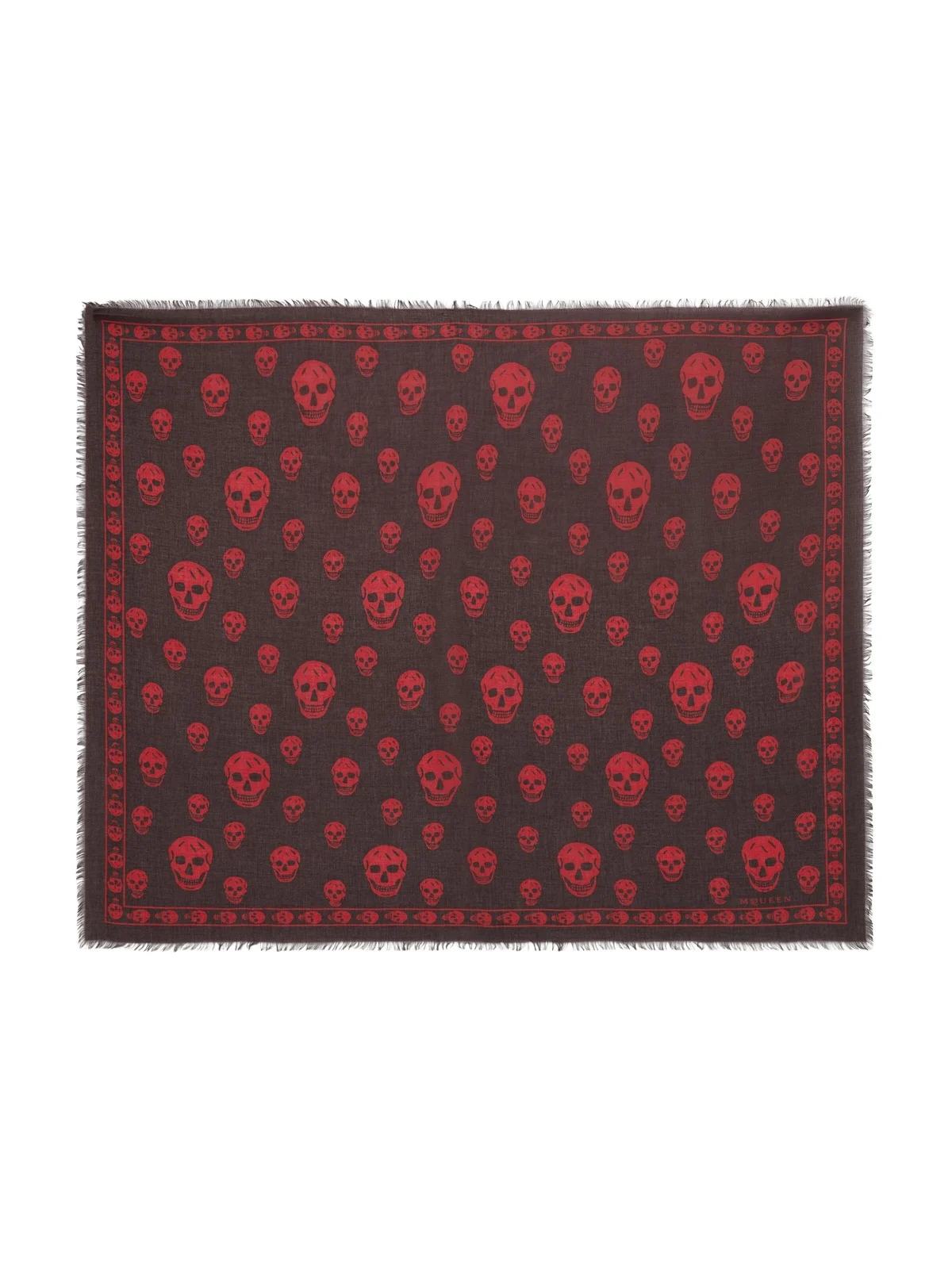 Alexander McQueen Classic Skull Scarf