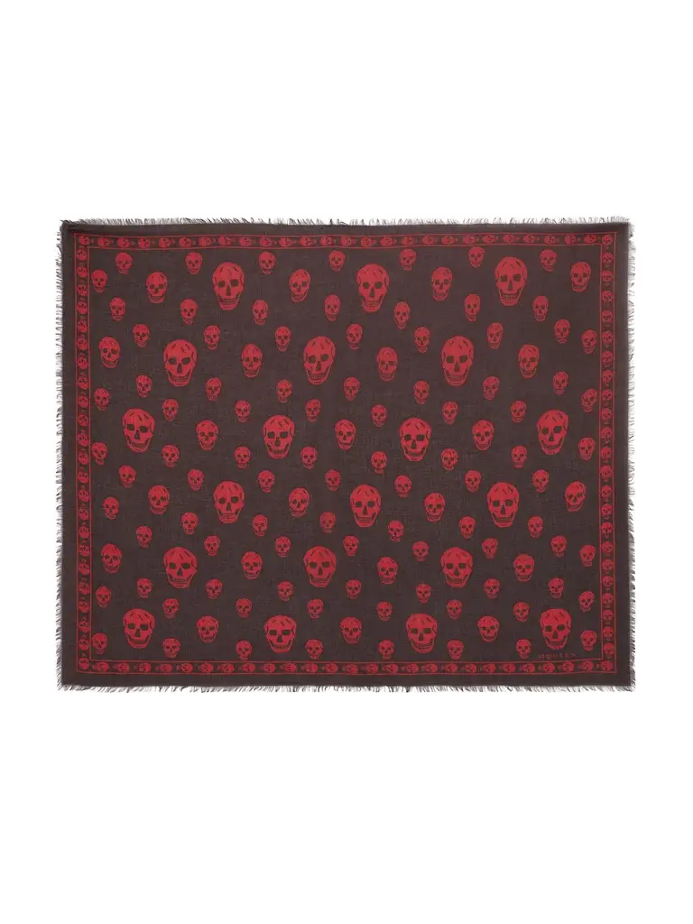 Alexander McQueen Classic Skull Scarf