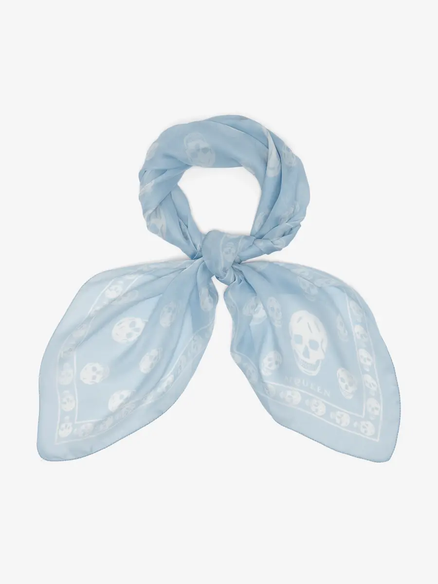 Alexander McQueen Classic Skull Foulard | Thumbnail 2 Alexander McQueen Classic Skull Foulard | Thumbnail 2